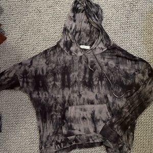 Cute tie dye long sleeve hoodie